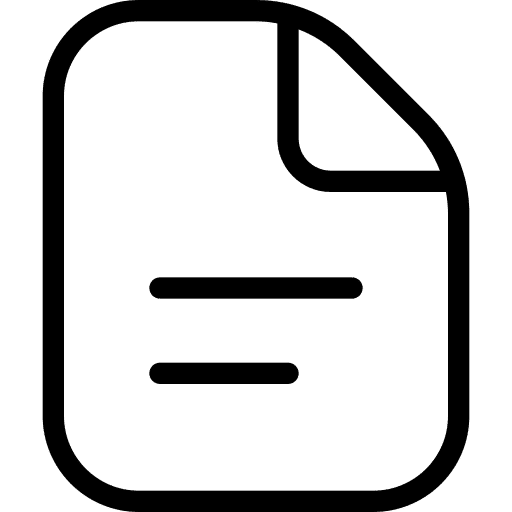 Icon eines Dokuments